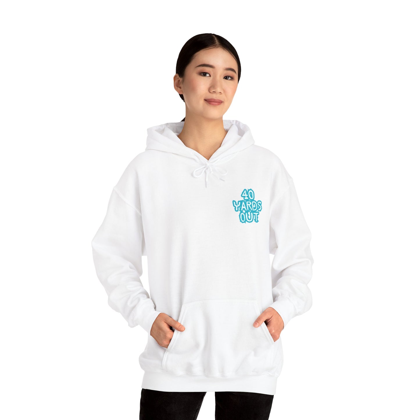 40 YARDS OUT Brand Productions Muddy Boar Heavy Blend™ Hooded Sweatshirt