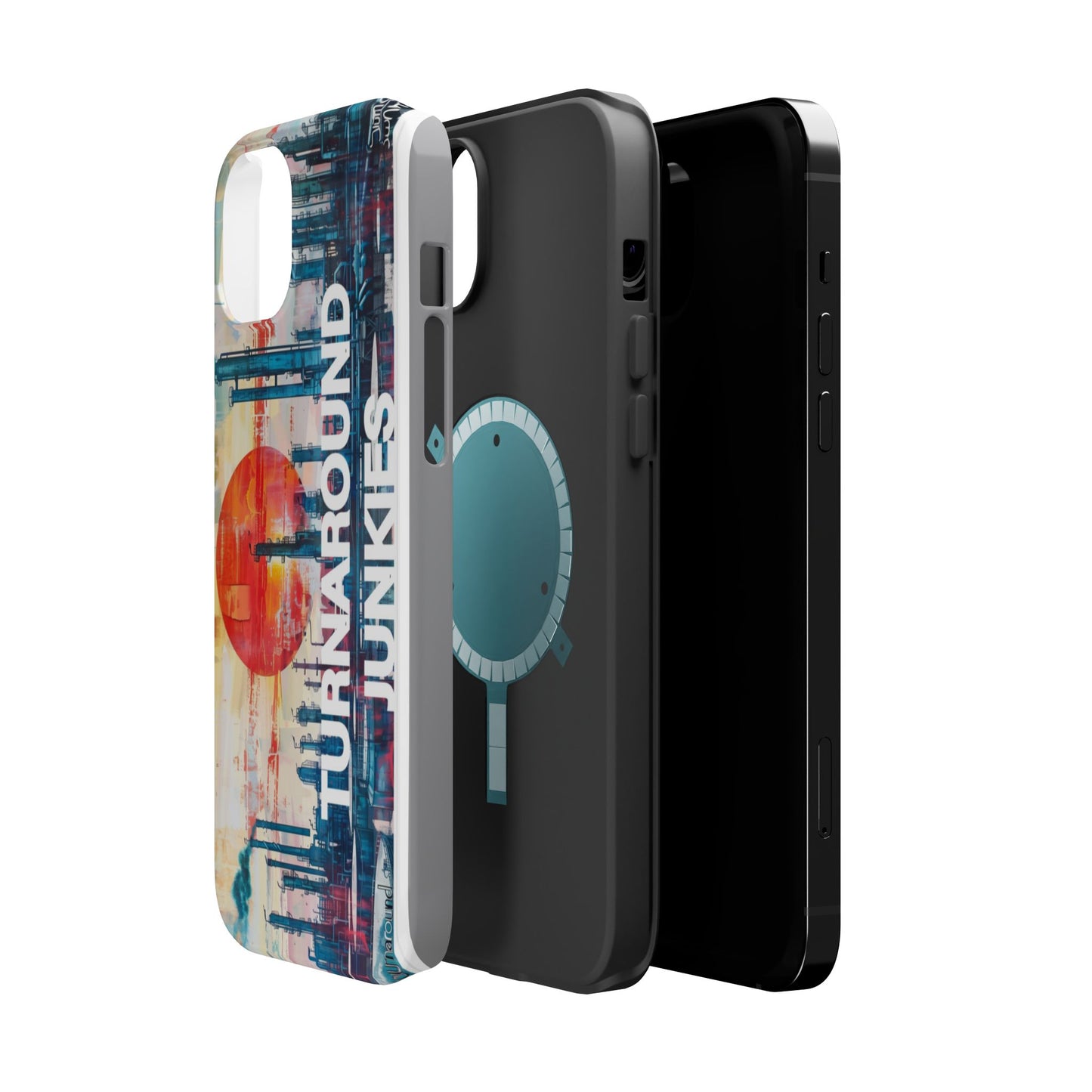 Turnaround Junkies  Red Sun Rising Magnetic Tough Cases