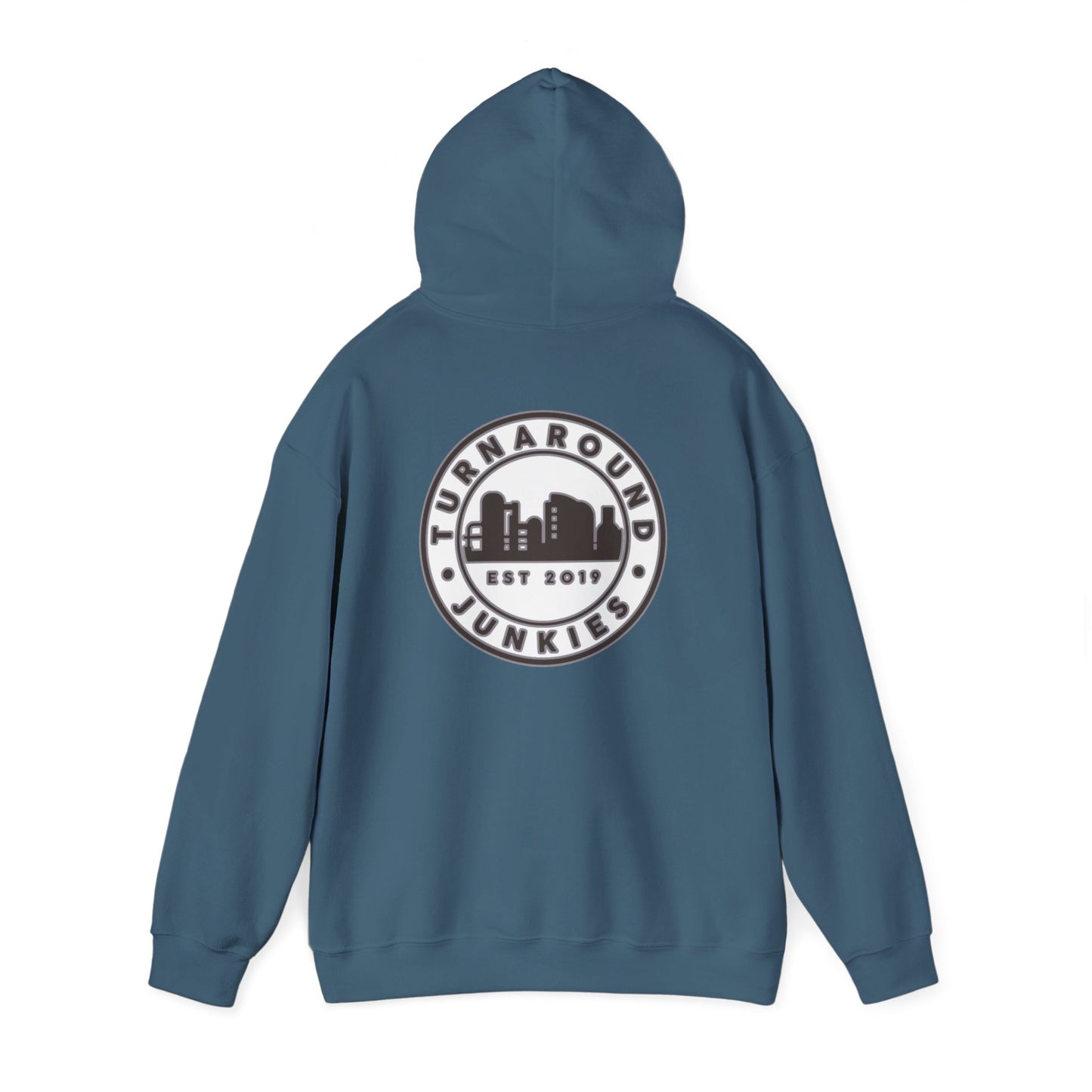 Turnaround Junkies Circle Logo Heavy Blend™ Hooded Sweatshirt