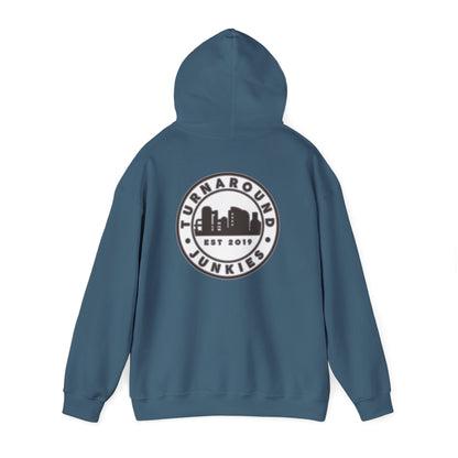 Turnaround Junkies Circle Logo Heavy Blend™ Hooded Sweatshirt