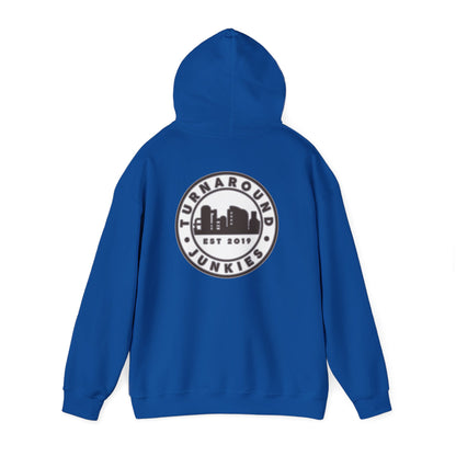 Turnaround Junkies Circle Logo Heavy Blend™ Hooded Sweatshirt