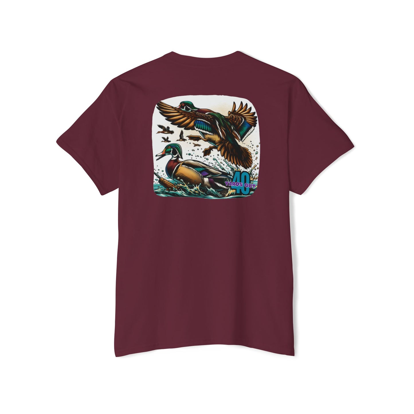 40 Yards Out Duck Unisex Heavy Cotton Pocket Tee