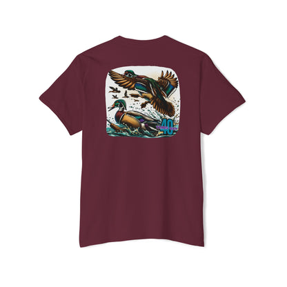 40 Yards Out Duck Unisex Heavy Cotton Pocket Tee