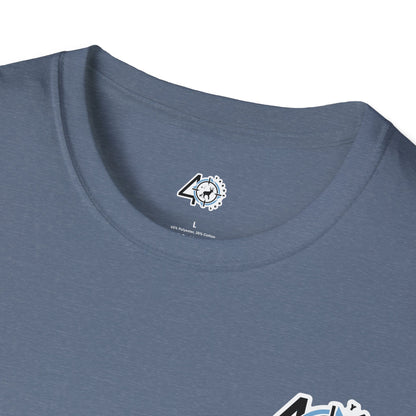 40 Yards Out Antler Deer Unisex Softstyle T-Shirt