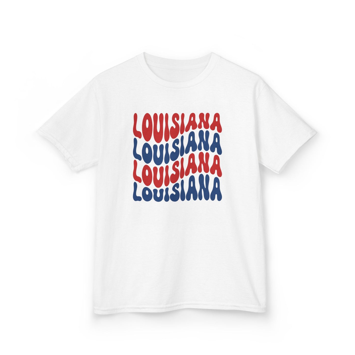 Kids Louisiana Red, White, and Blue