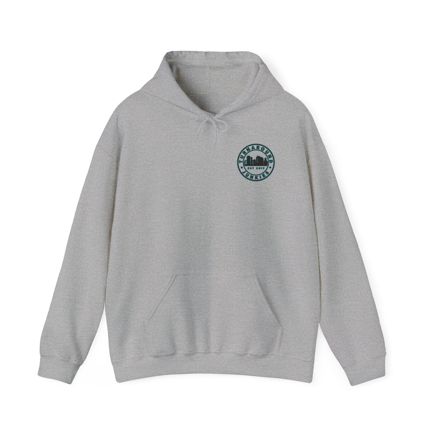 Turnaround Junkies Circle Logo Heavy Blend™ Hooded Sweatshirt