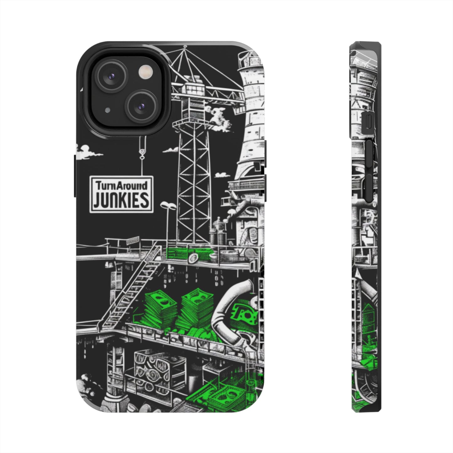 Turnaround Junkies "Stacks On Deck" Tough Phone Cases