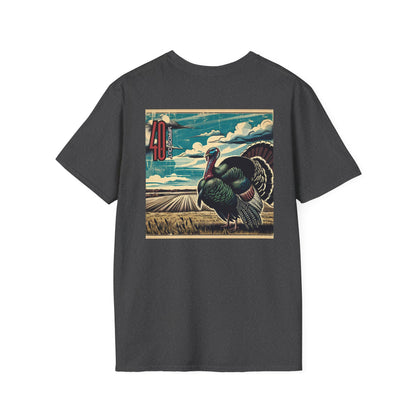40 Yards Out Turkey Unisex Softstyle T-Shirt