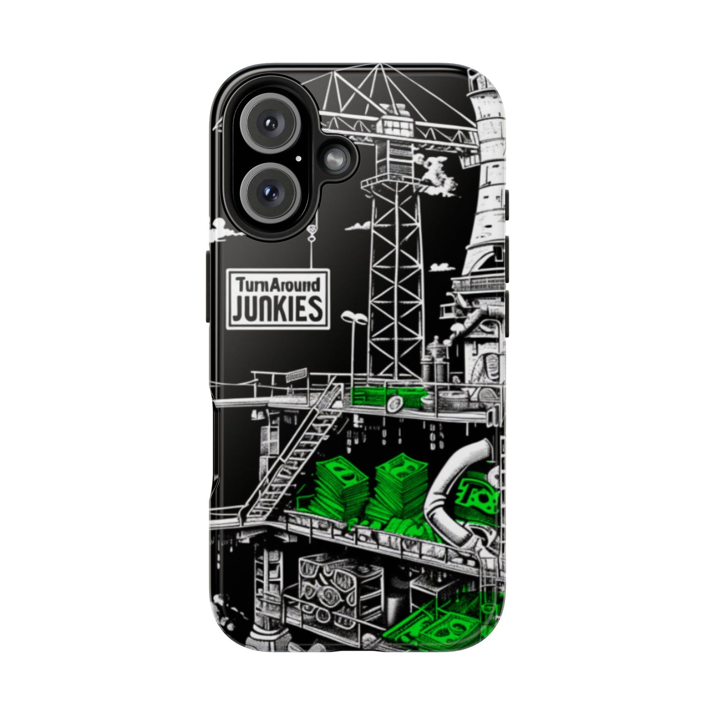 Turnaround Junkies "Stacks On Deck" Tough Phone Cases