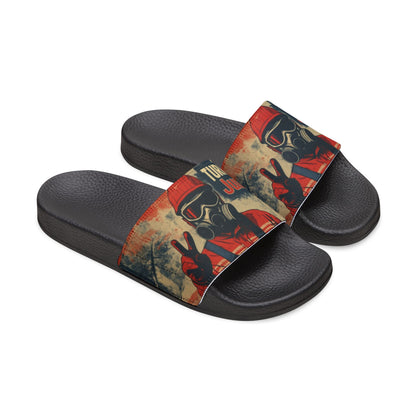 Turnaround Junkies Half-Face Mask Men's Removable-Strap Sandals