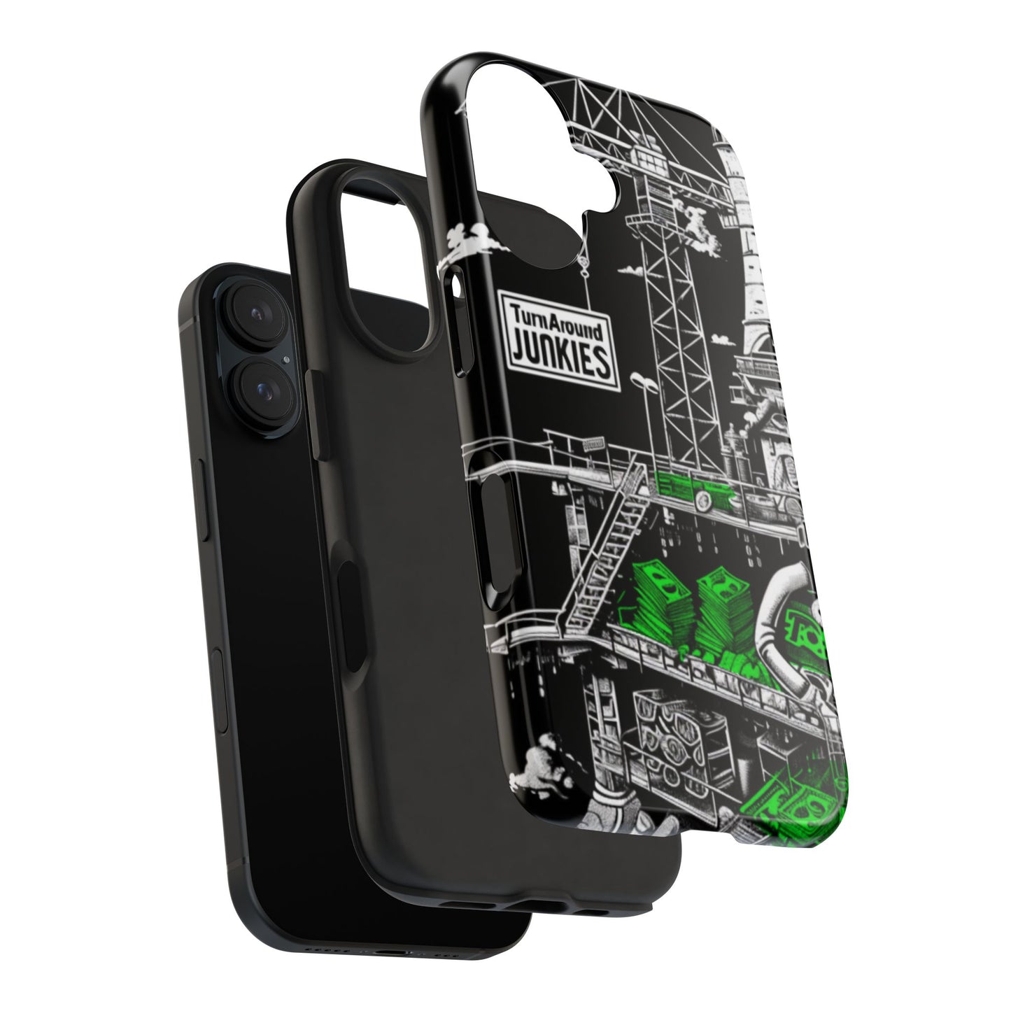 Turnaround Junkies "Stacks On Deck" Tough Phone Cases