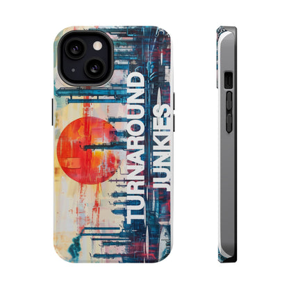 Turnaround Junkies  Red Sun Rising Magnetic Tough Cases
