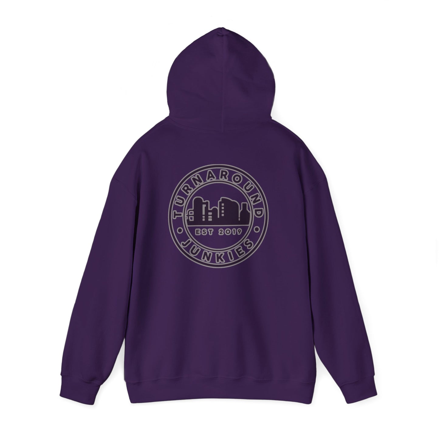Turnaround Junkies Circle Logo Heavy Blend™ Hooded Sweatshirt