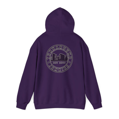 Turnaround Junkies Circle Logo Heavy Blend™ Hooded Sweatshirt
