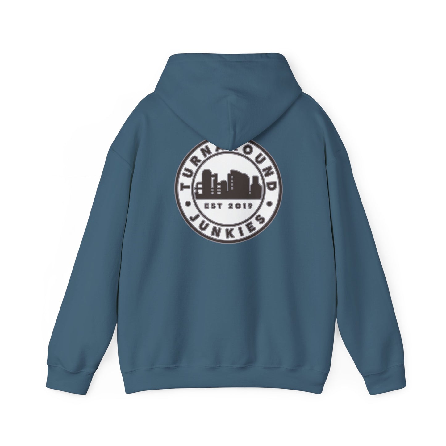 Turnaround Junkies Circle Logo Heavy Blend™ Hooded Sweatshirt