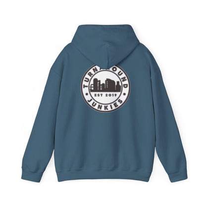Turnaround Junkies Circle Logo Heavy Blend™ Hooded Sweatshirt