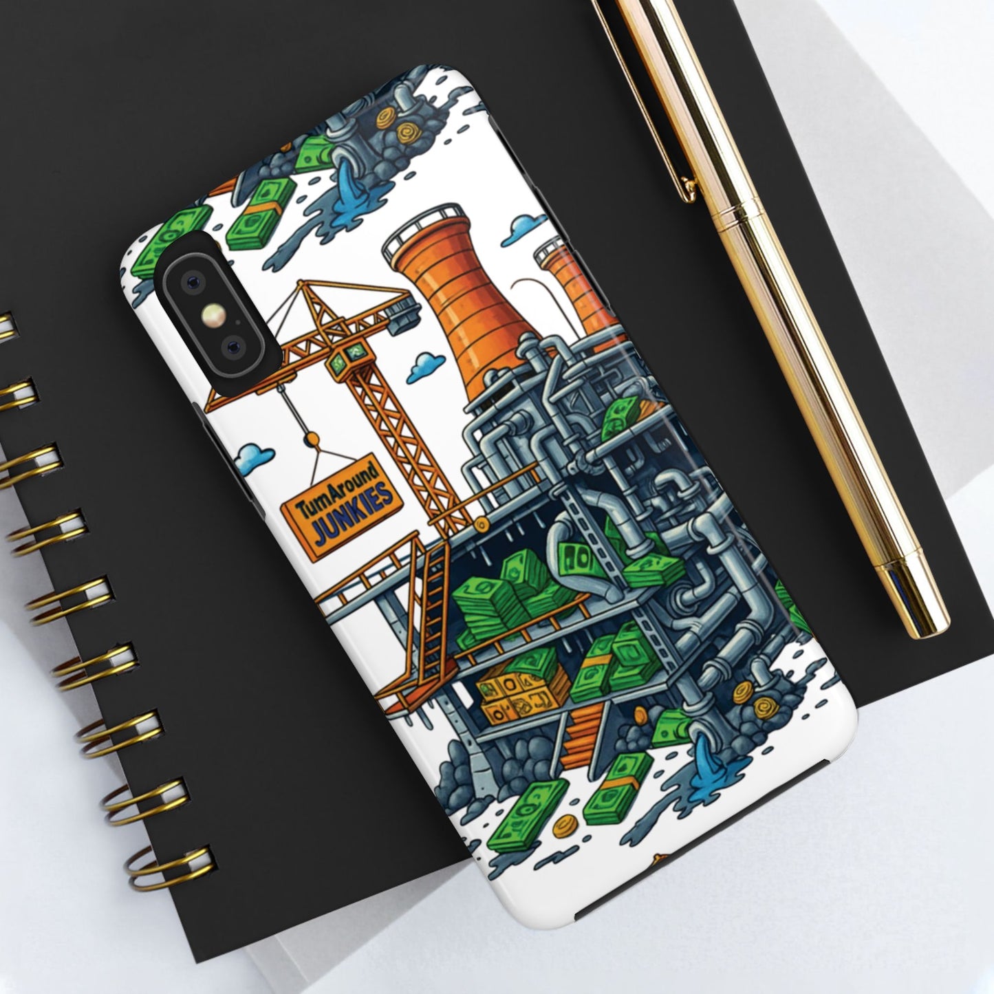 Turnaround Junkies "Stacks On Deck #2" Tough Phone Cases