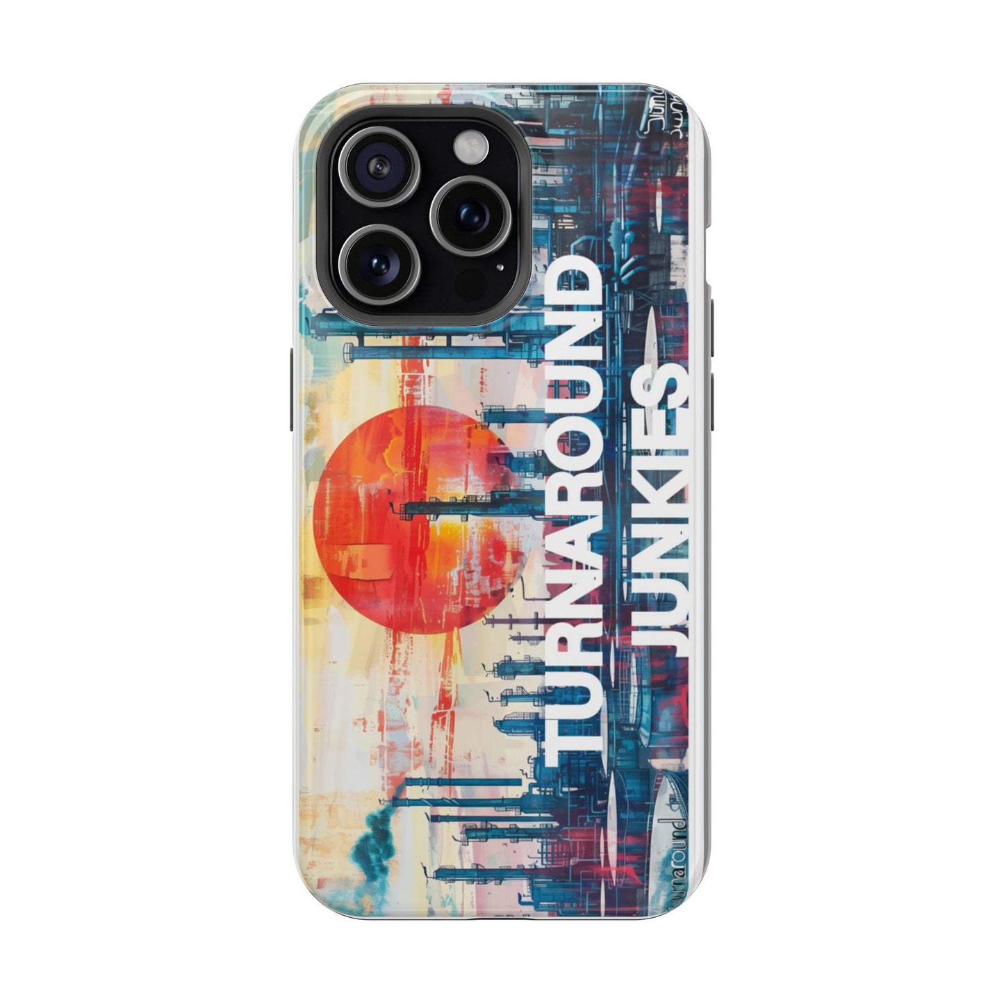 Turnaround Junkies  Red Sun Rising Magnetic Tough Cases