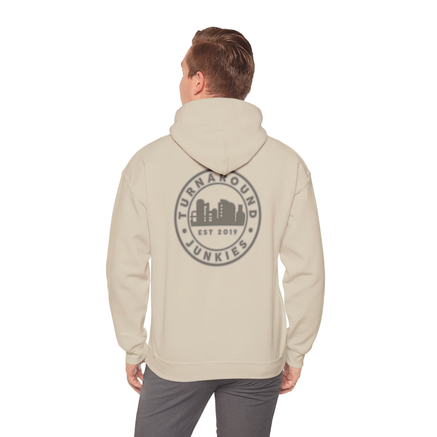Turnaround Junkies Circle Logo Heavy Blend™ Hooded Sweatshirt