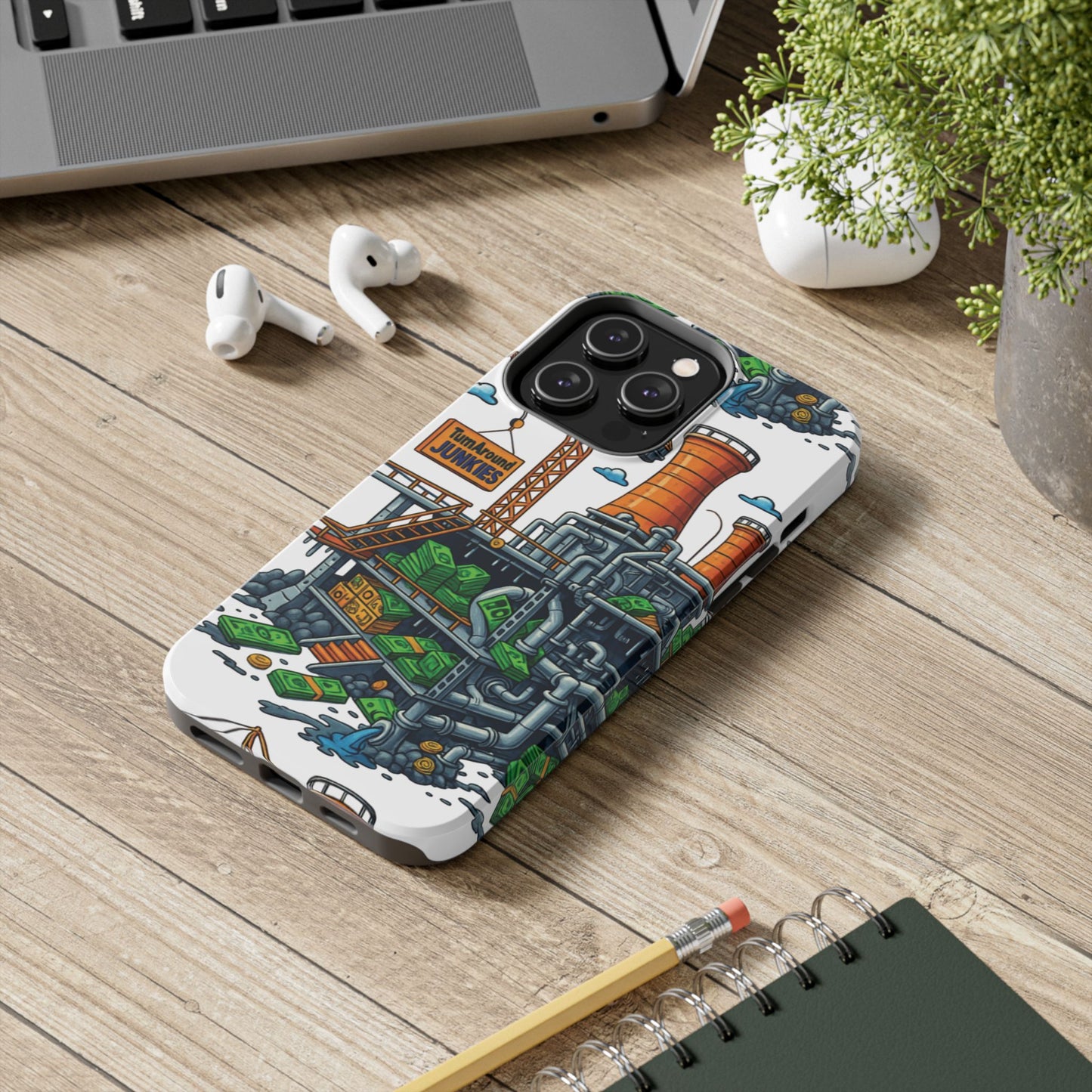 Turnaround Junkies "Stacks On Deck #2" Tough Phone Cases