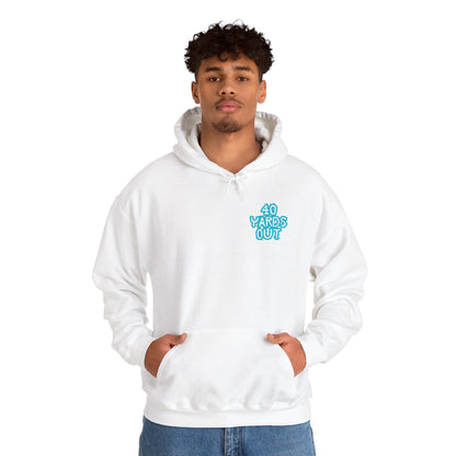 40 YARDS OUT Brand Productions Muddy Boar Heavy Blend™ Hooded Sweatshirt