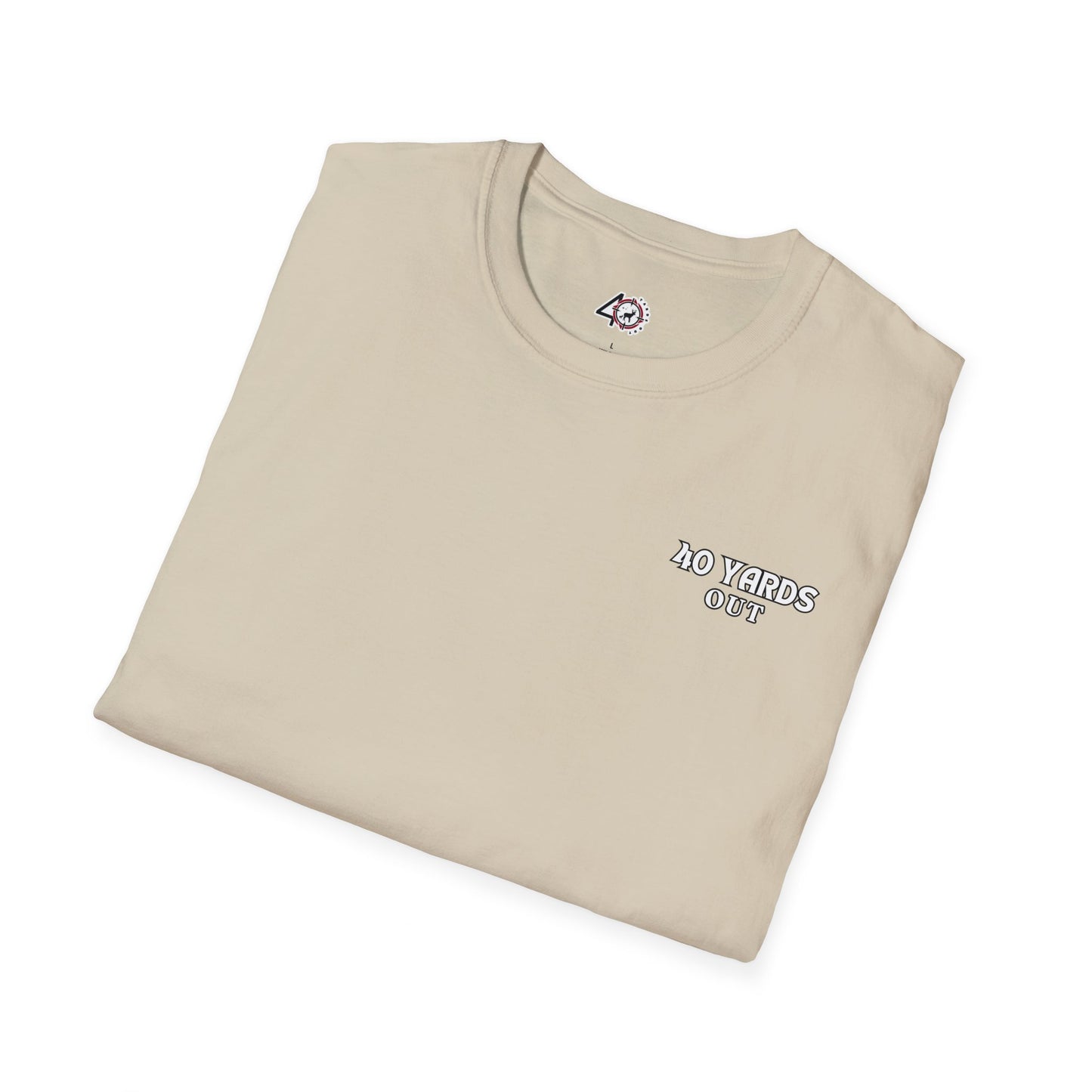 40 Yards Out American Bass Unisex Softstyle T-Shirt