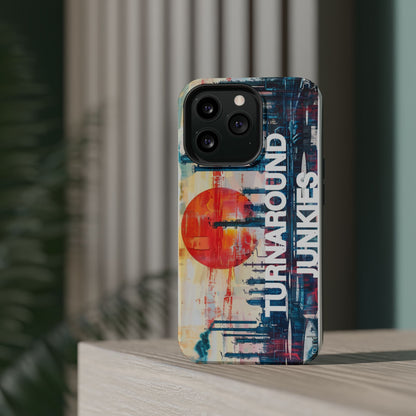 Turnaround Junkies  Red Sun Rising Magnetic Tough Cases