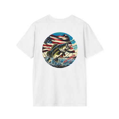 40 Yards Out American Bass Unisex Softstyle T-Shirt