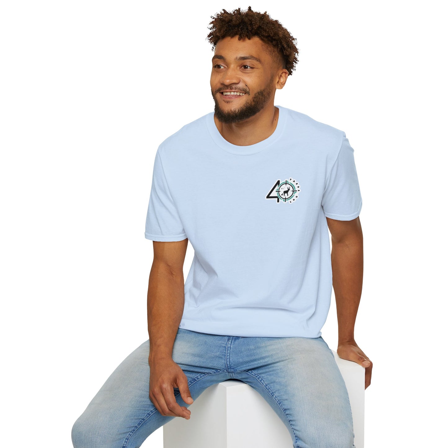 40 Yards Out Yellow Retriever Duck Watch Unisex Softstyle T-Shirt