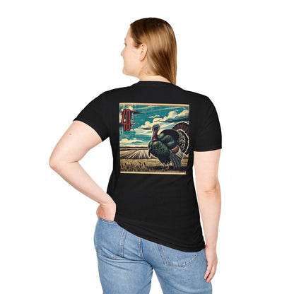40 Yards Out Turkey Unisex Softstyle T-Shirt