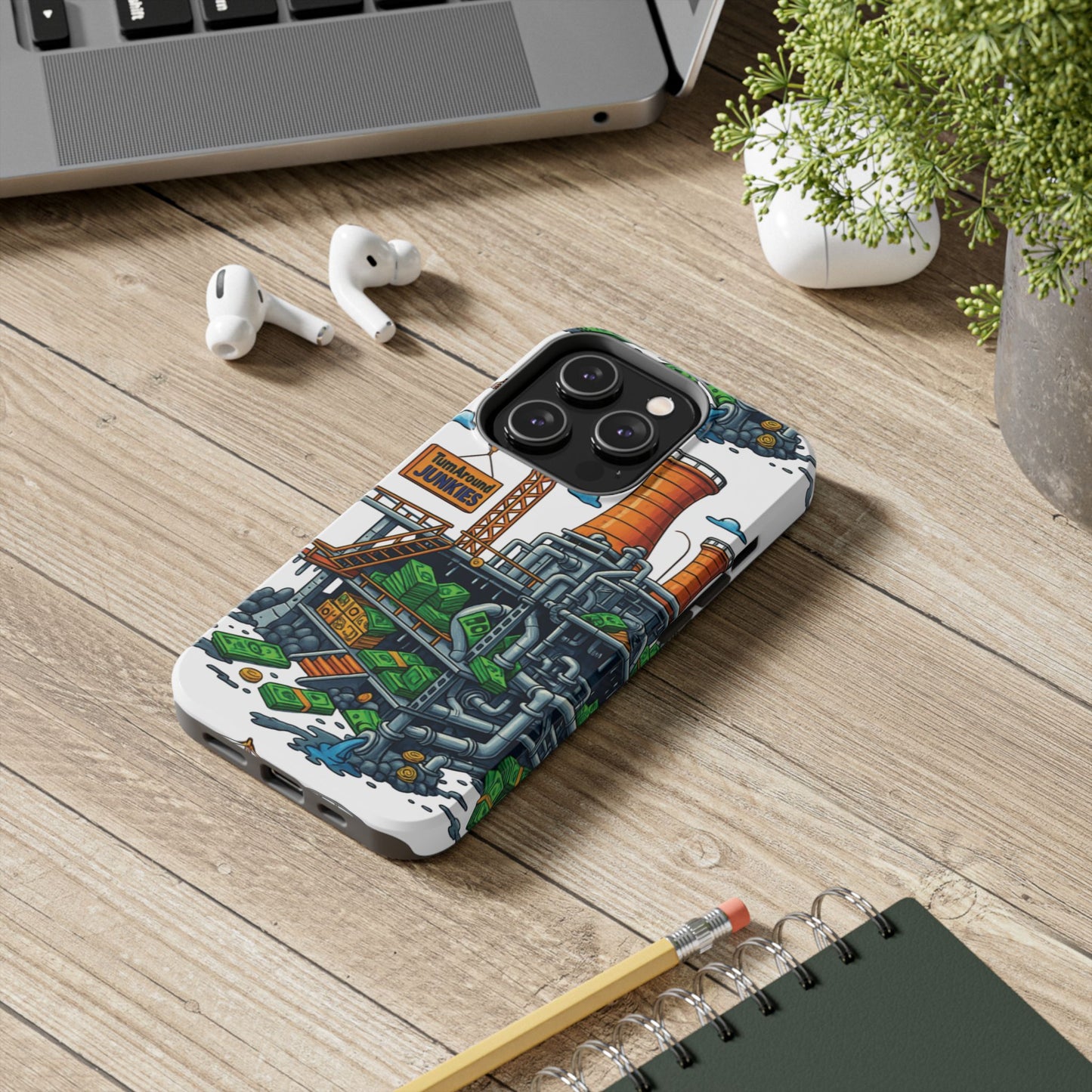 Turnaround Junkies "Stacks On Deck #2" Tough Phone Cases