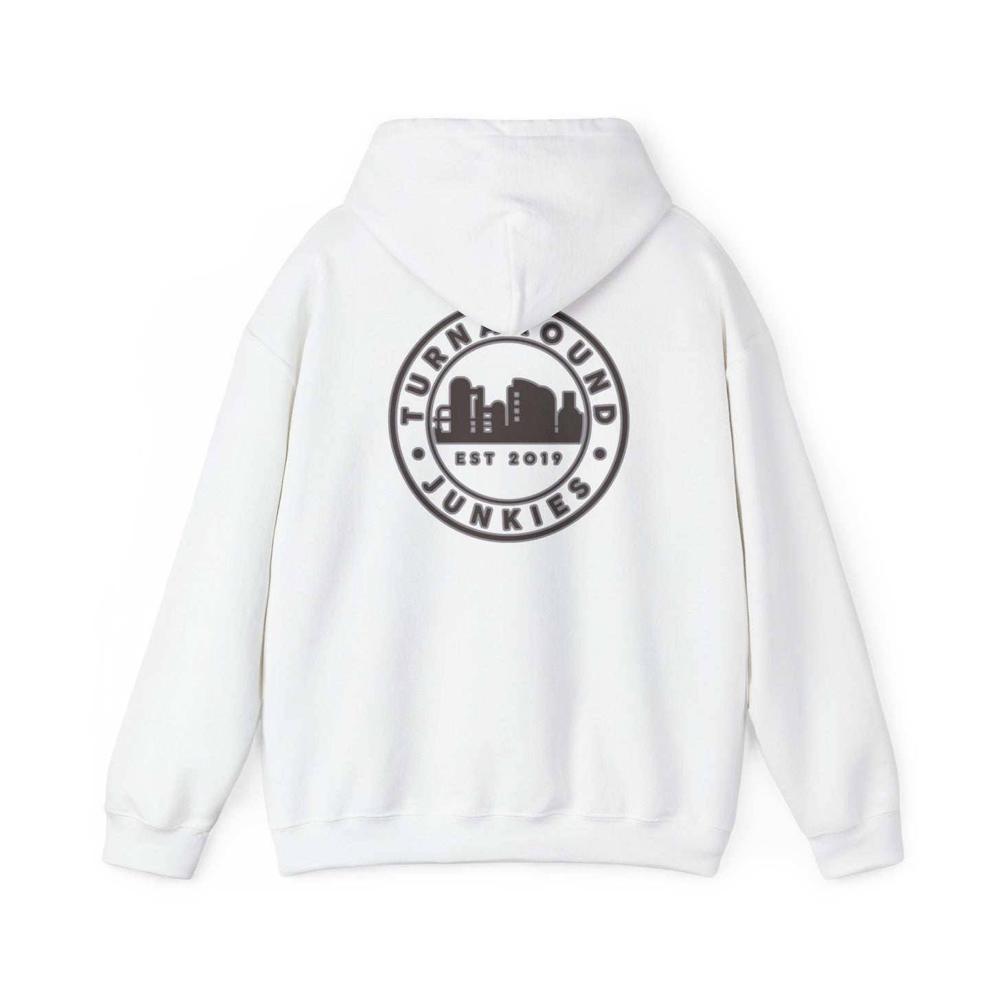Turnaround Junkies Circle Logo Heavy Blend™ Hooded Sweatshirt