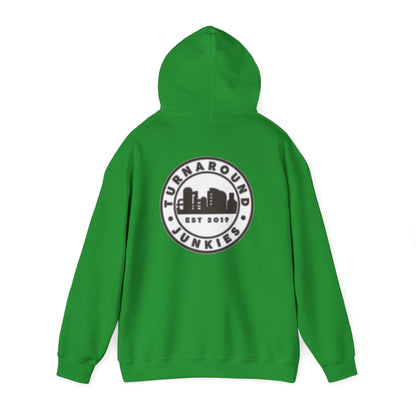 Turnaround Junkies Circle Logo Heavy Blend™ Hooded Sweatshirt