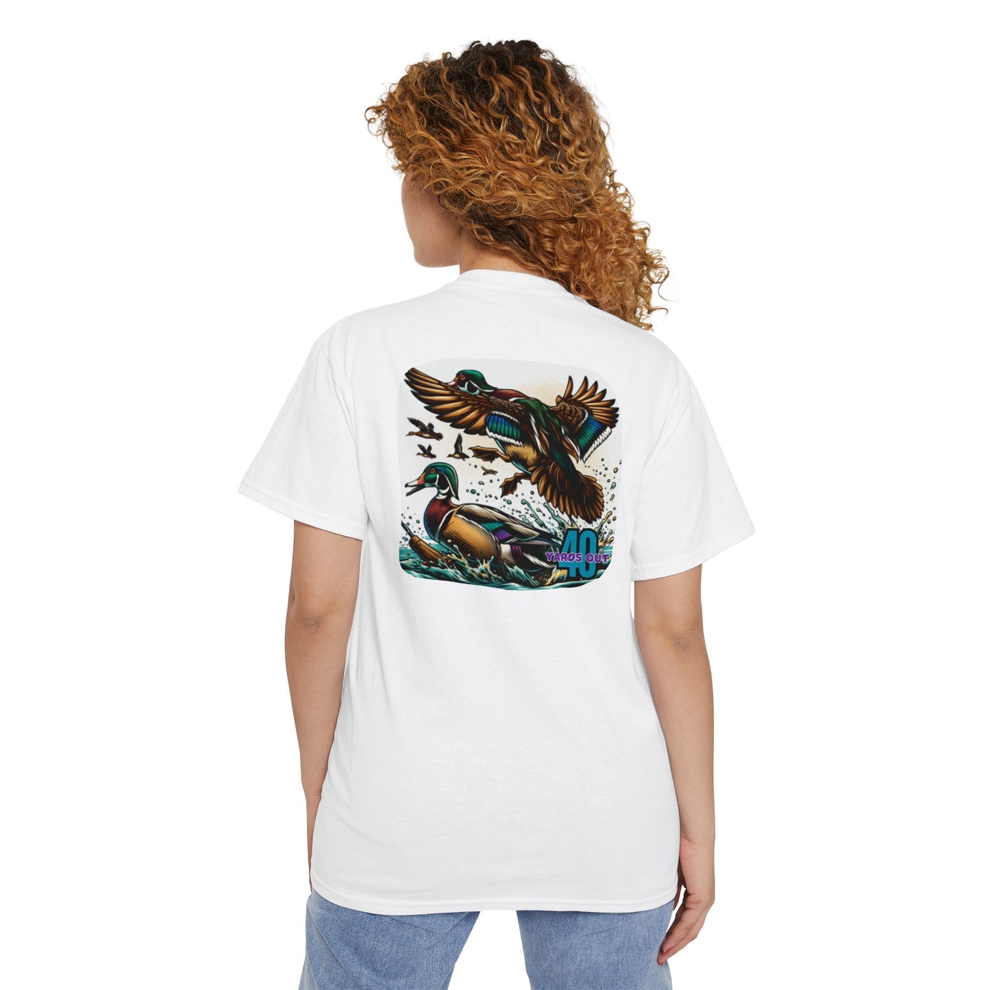 40 Yards Out Wood Duck Pocket Tee