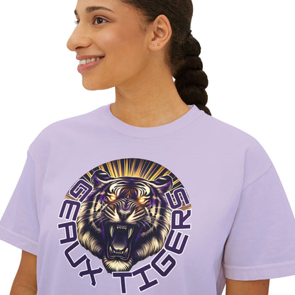 Tigers circle Women's Boxy Tee