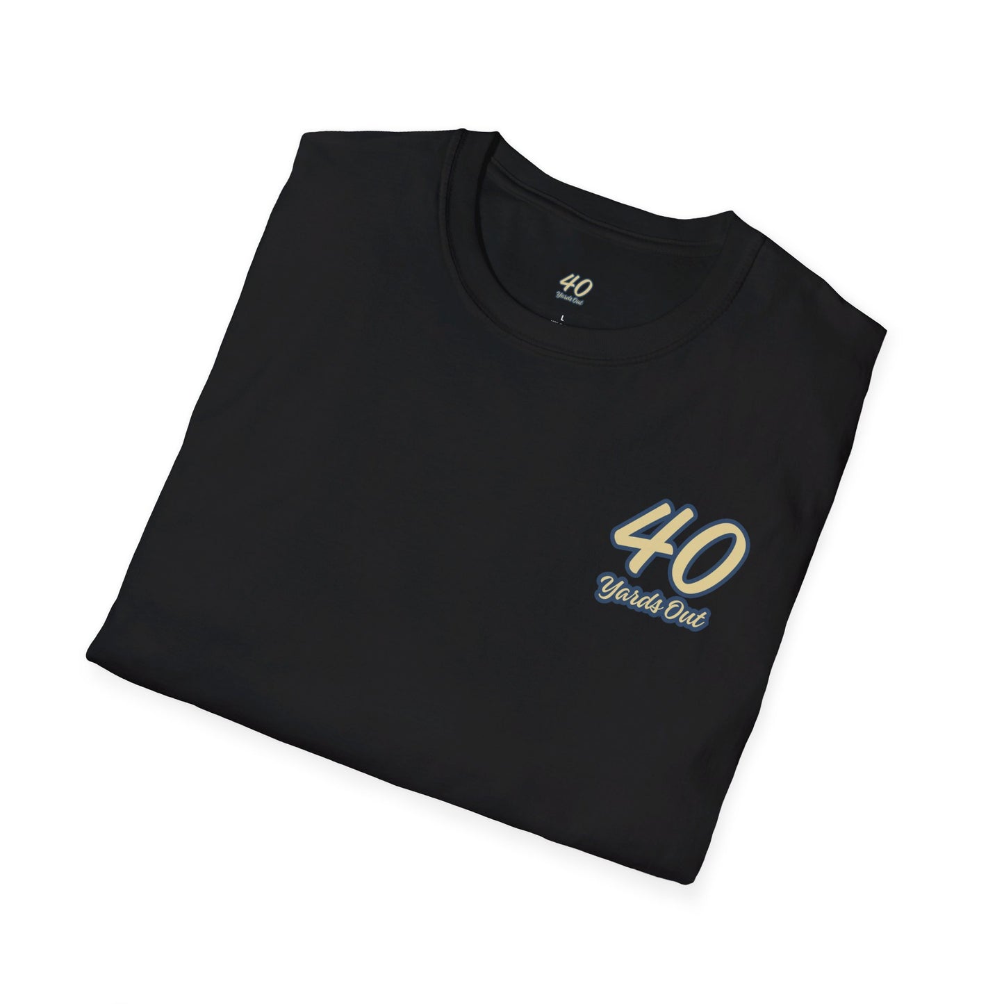 Black Lab Retriever in boat Unisex Softstyle T-Shirt