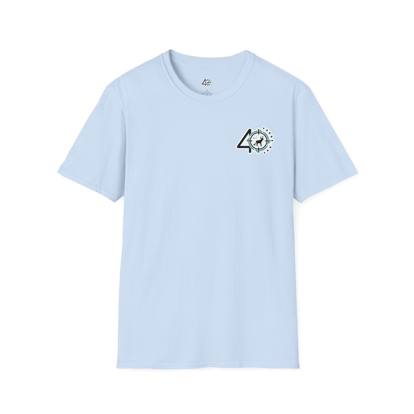 40 YARDS OUT Black Retriever Duck Watch Unisex Softstyle T-Shirt