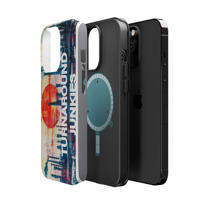 Turnaround Junkies  Red Sun Rising Magnetic Tough Cases