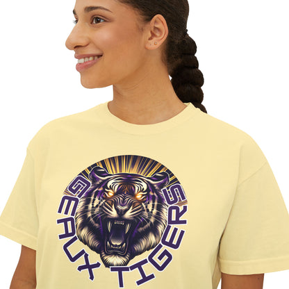 Tigers circle Women's Boxy Tee