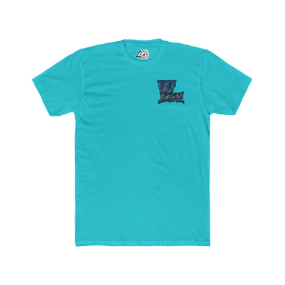 Wild Hog Multi color Cotton Crew Tee