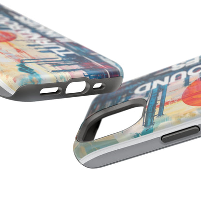 Turnaround Junkies  Red Sun Rising Magnetic Tough Cases