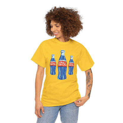Coca Cola Retro Design Adult Heavy Cotton Tee