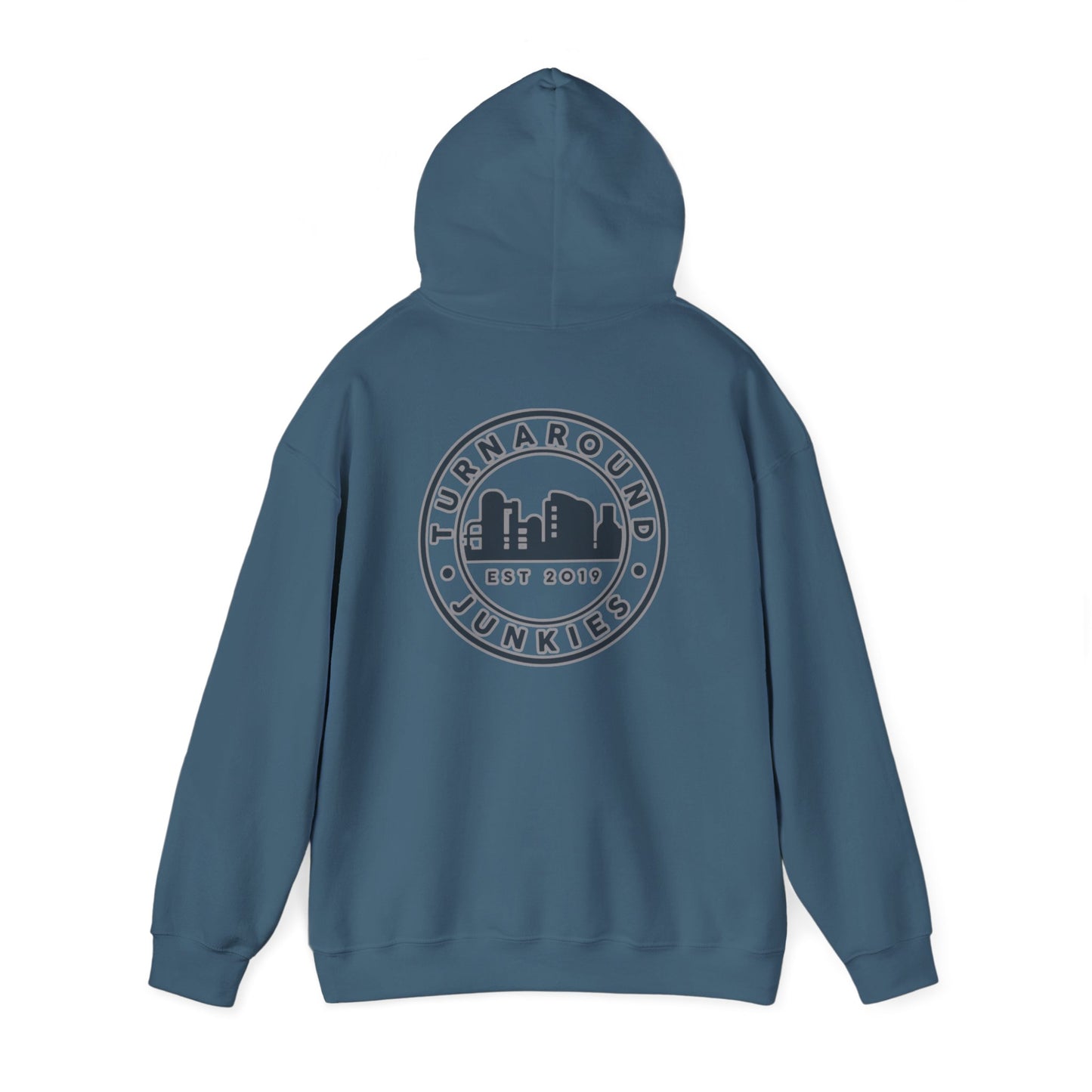 Turnaround Junkies Circle Logo Heavy Blend™ Hooded Sweatshirt