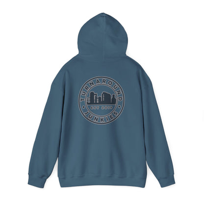 Turnaround Junkies Circle Logo Heavy Blend™ Hooded Sweatshirt