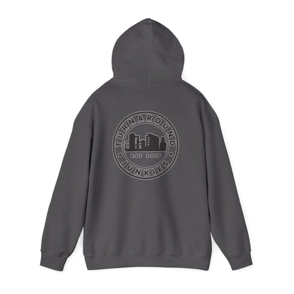 Turnaround Junkies Circle Logo Heavy Blend™ Hooded Sweatshirt