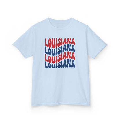 Kids Louisiana Red, White, and Blue