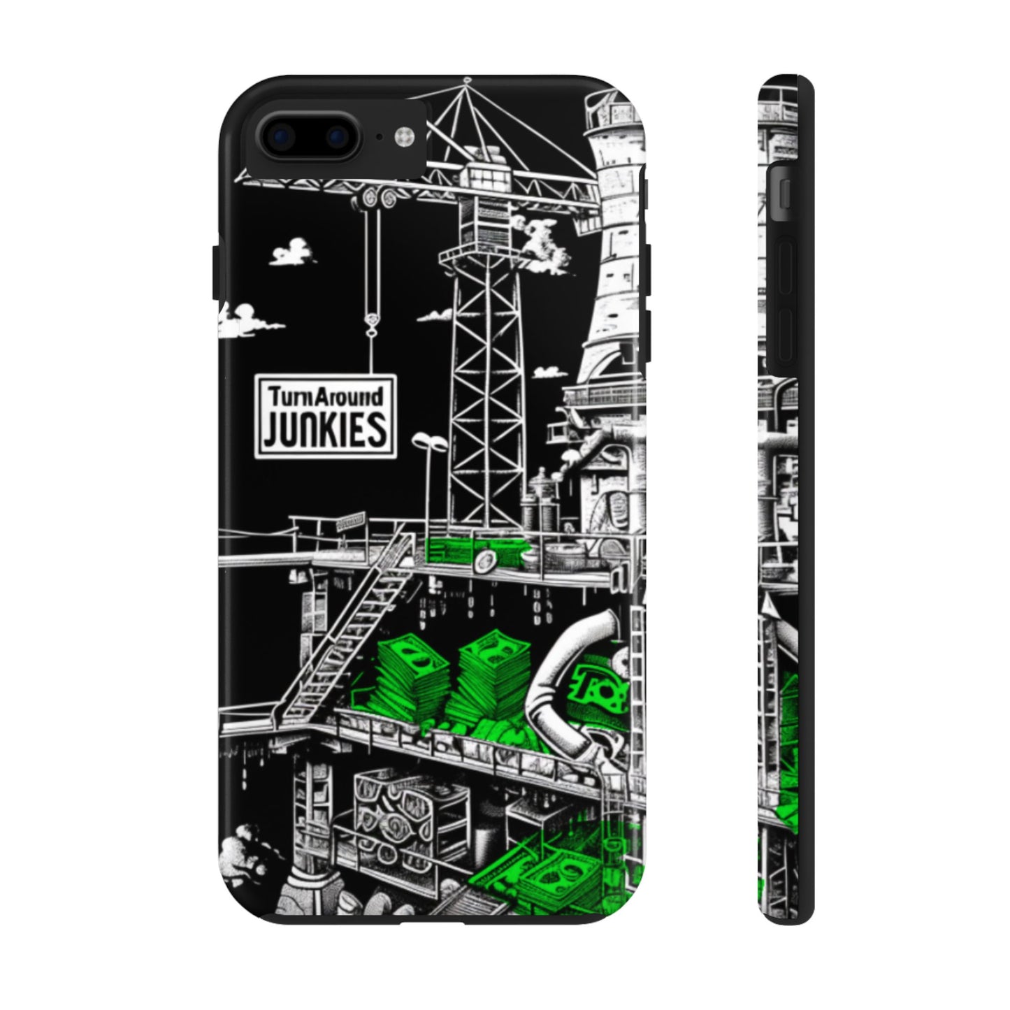 Turnaround Junkies "Stacks On Deck" Tough Phone Cases