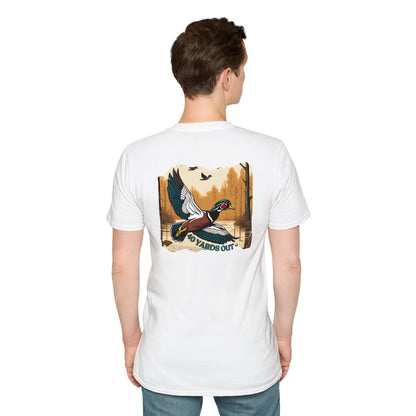 40 Yards Out Wood Duck Unisex Softstyle T-Shirt