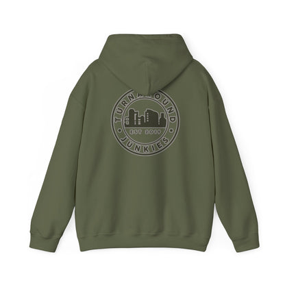 Turnaround Junkies Circle Logo Heavy Blend™ Hooded Sweatshirt