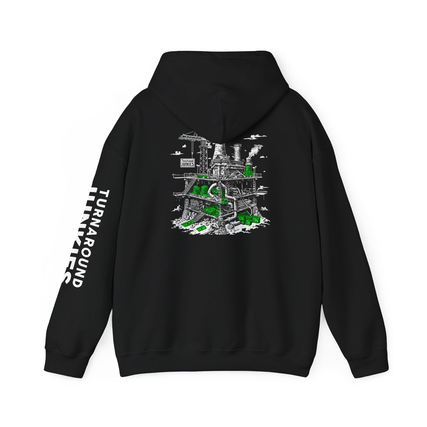 Turnaround Junkies "Stacks On Deck" Heavy Blend™ Hooded Sweatshirt